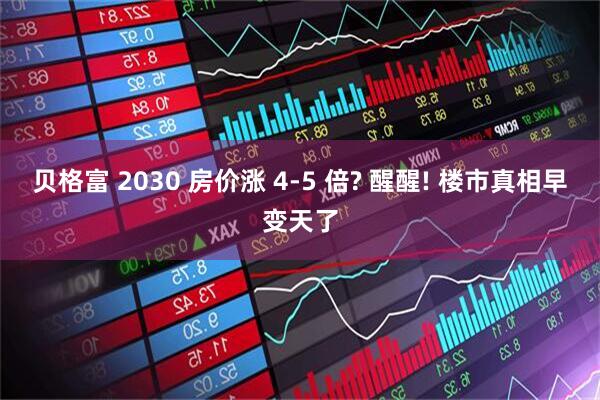 贝格富 2030 房价涨 4-5 倍? 醒醒! 楼市真相早变天了